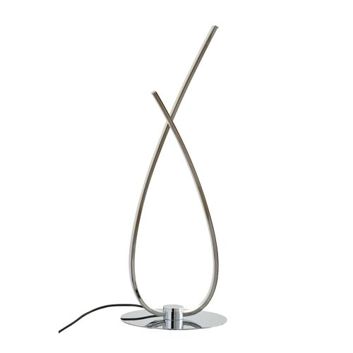 Lampe à poser H.50cm AVERY Chrome