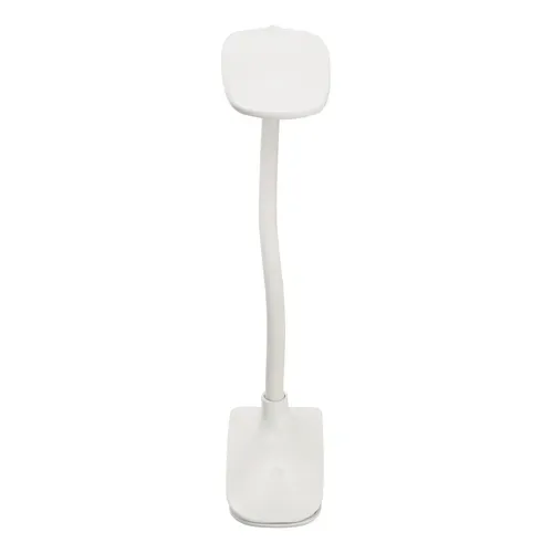 Lampe pince de bureau DELTA Blanc vue de face