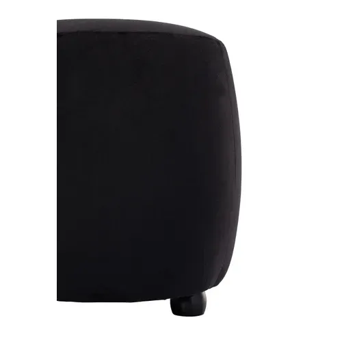 Pouf H. 32 cm OSCAR Noir vue détaillée