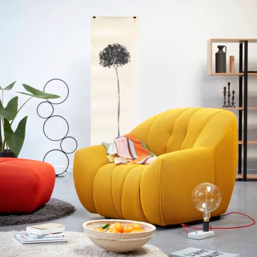 Lampe de sol H. 115 cm CIRCLE LOOPING Noir