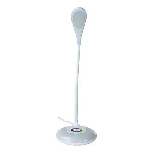 Lampe de bureau MILA Blanc vue de face