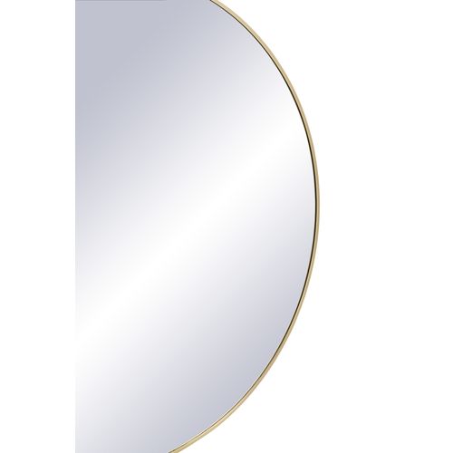 Miroir rond alu Ø 100 cm CIRCLE Doré