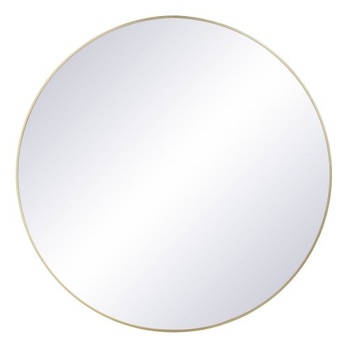 Miroir rond alu Ø 100 cm CIRCLE Doré