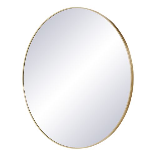 Miroir rond alu Ø 100 cm CIRCLE Doré