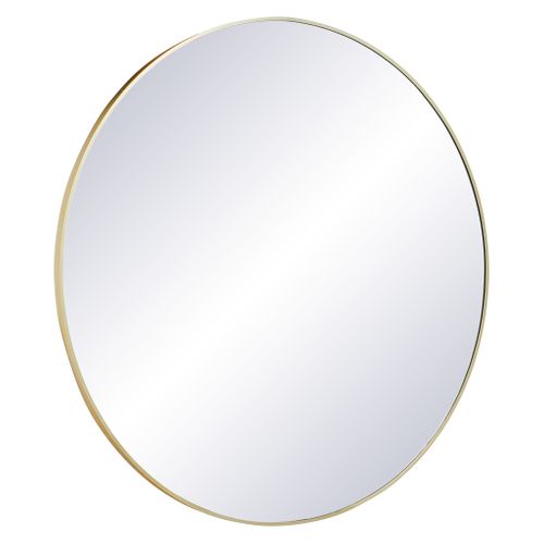 Miroir rond alu Ø 100 cm CIRCLE Doré