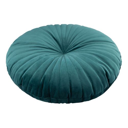 Coussin ø 40 cm TEDDY Bleu canard
