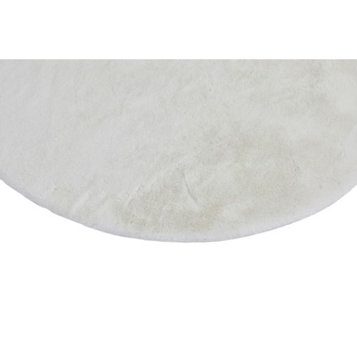 Tapis rond Ø 120 cm JACOB blanc