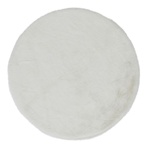 Tapis rond Ø 120 cm JACOB blanc