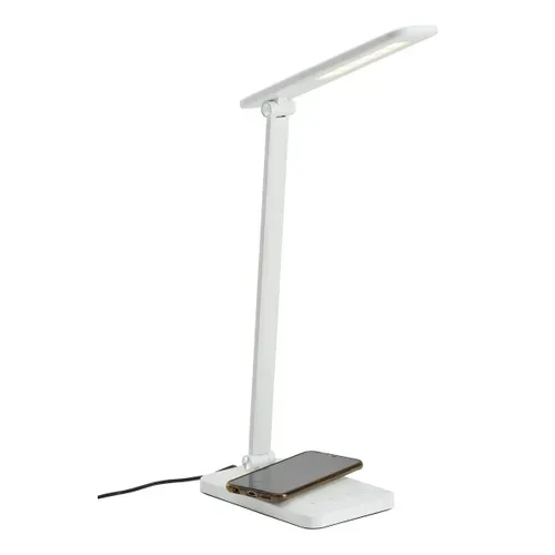 Lampe de bureau LED H. 45 cm LOIS Blanc mat