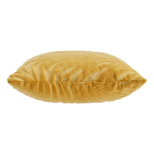 Coussin 40x40 cm FAN Jaune vue de profil