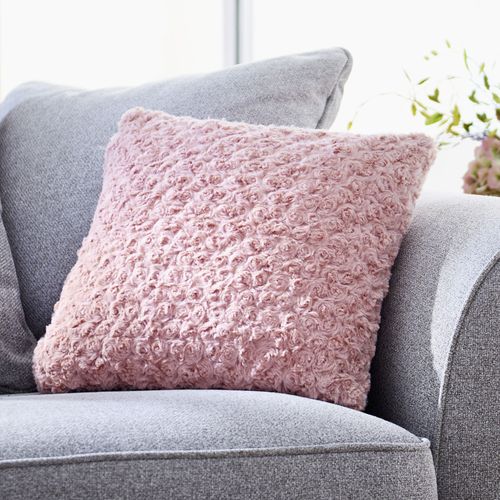 Coussin 40 x 40 cm. ROSA Rose vue d'ambiance 1