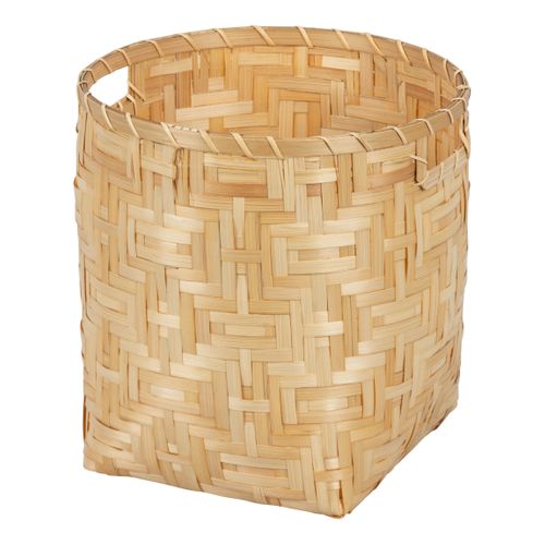 Panier petit modèle MONG naturel vue de profil