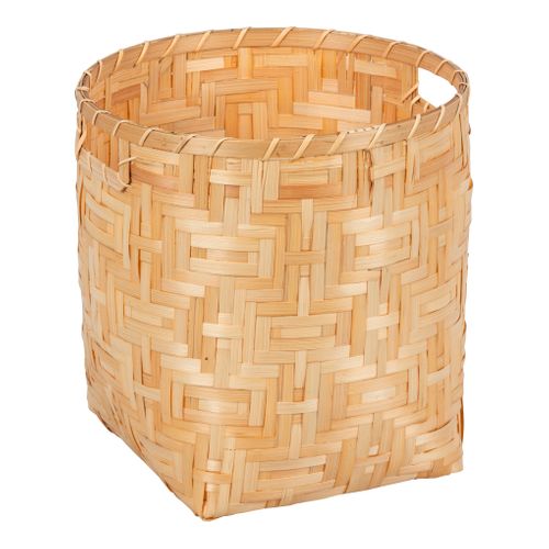 Panier petit modèle MONG naturel vue 3/4
