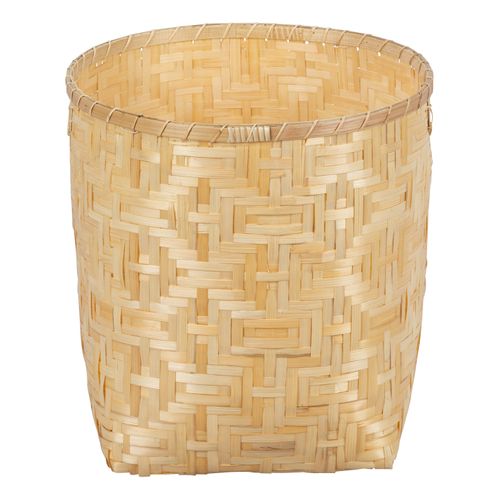 Panier grand modèle MONG naturel vue de face