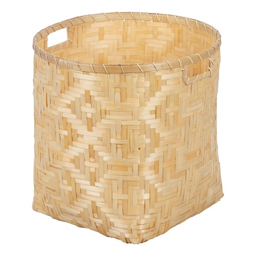 Panier grand modèle MONG naturel vue de profil
