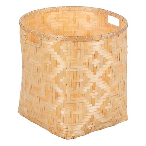 Panier grand modèle MONG naturel vue 3/4