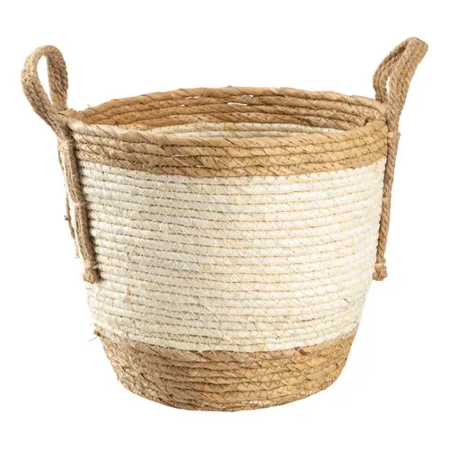 Panier YELEN naturel vue de face