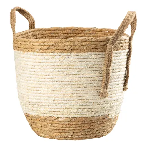 Panier YELEN naturel vue de profil