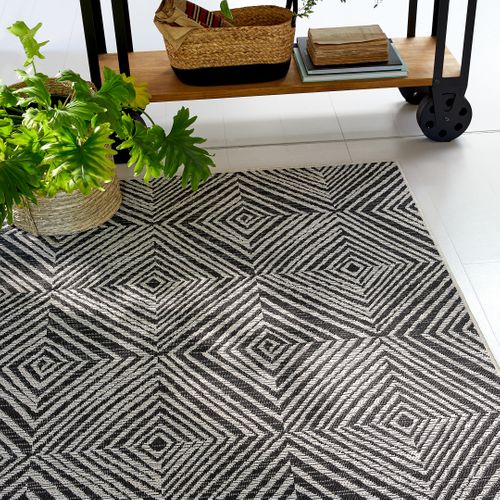 Paniers set de 2 JORIS natuel/noir