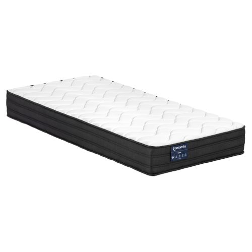 Matelas ressorts 90x190 cm avec mémoire de forme GAIA ép.23 cm