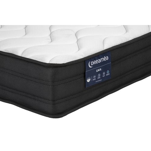 Matelas ressorts 90x190 cm avec mémoire de forme GAIA ép.23 cm