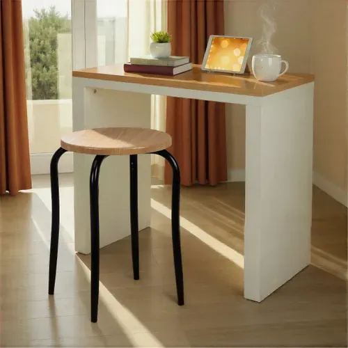 Tabouret empilable ADAM noir