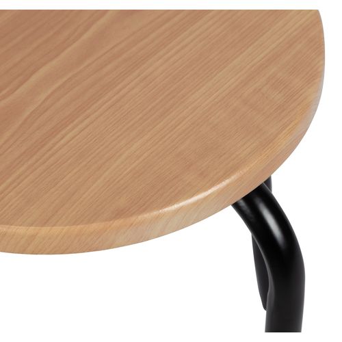 Tabouret empilable ADAM noir