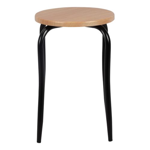 Tabouret empilable ADAM noir