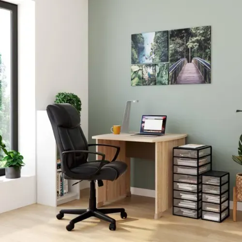 lampe de bureau LED H. 37 cm JACKSON gris vue d'ambiance 1
