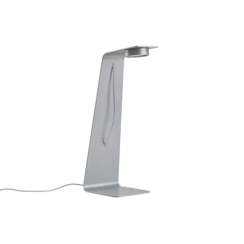 lampe de bureau LED H. 37 cm JACKSON gris vue de profil