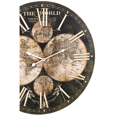 Horloge D.60 cm MAP Noir / Doré vue détaillée