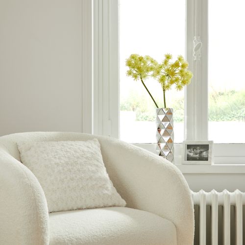 Coussin 40x40 cm ROSA Blanc