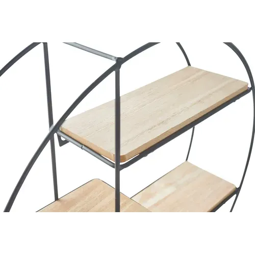 Etagère D40 cm CIRCLE Noir / Naturel vue détaillée