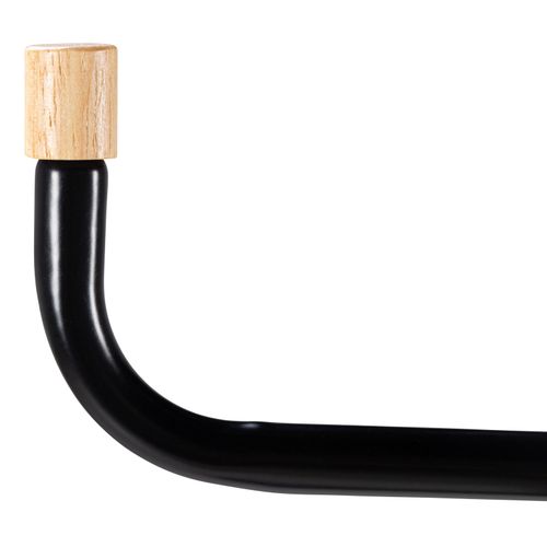 Porte manteaux NILA noir et naturel