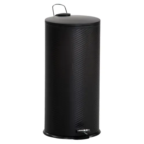 Poubelle 27L MILO Noir vue 3/4