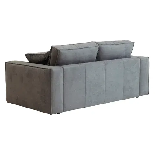 Canapé 2 places CLOUD gris foncé vue de derrière