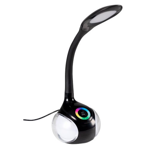 Lampe de bureau LED H. 51 cm DANA Noire vue 3/4