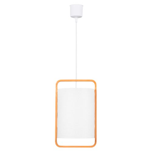 Suspension D. 22 cm BODEN Blanc vue de face