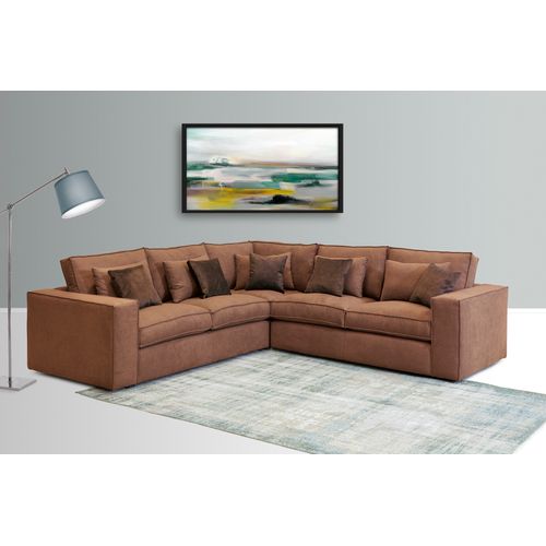 Canapé d'angle fixe CLOUD oker