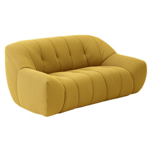 Canapé 2 places NOVA tissu GOLF oker