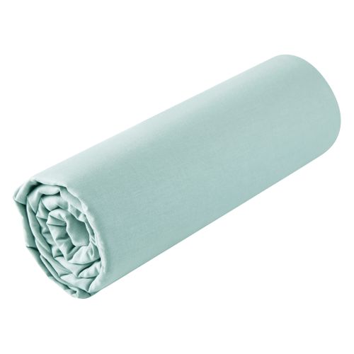 Drap housse brume 160x200 cm DREAMEA CAMILLE