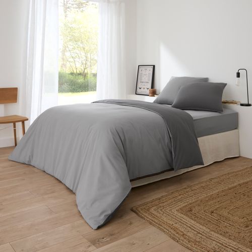 Parure 240x220 cm DREAMEA CAMILLE gris