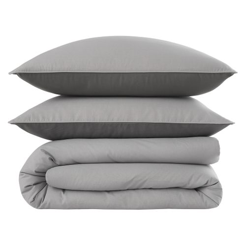 Parure 240x220 cm DREAMEA CAMILLE gris