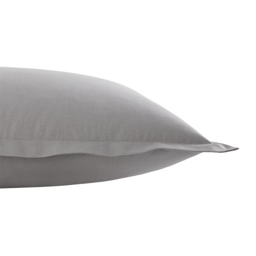 2 taies d'oreillers 50x75 cm DREAMEA CAMILLE gris vue détaillée