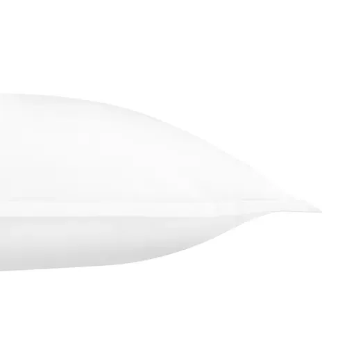 2 taies d'oreillers 50x75 cm DREAMEA CAMILLE blanc vue accessoires