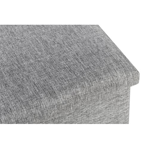 Pouf L. 35 - l. 35 - H.35 cm ESTRELLIA Gris vue détaillée