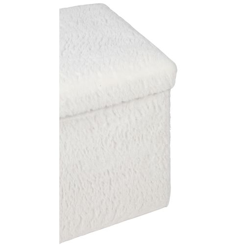 Banc coffre L. 76 - H 38 cm SWEETY Blanc