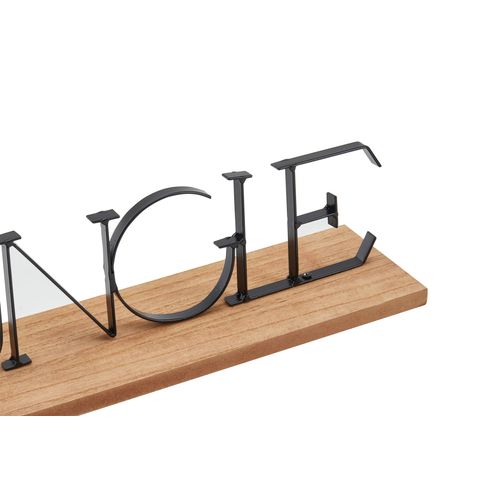 Mot déco L40 cm JUNGLE Noir / Naturel vue détaillée