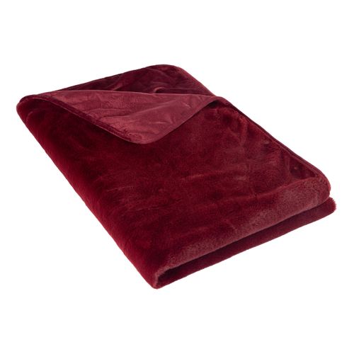 Plaid 130x170 cm MYSTIC Rose foncé