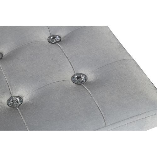 Pouf pliable H. 35 cm DIAMANT Gris vue détaillée